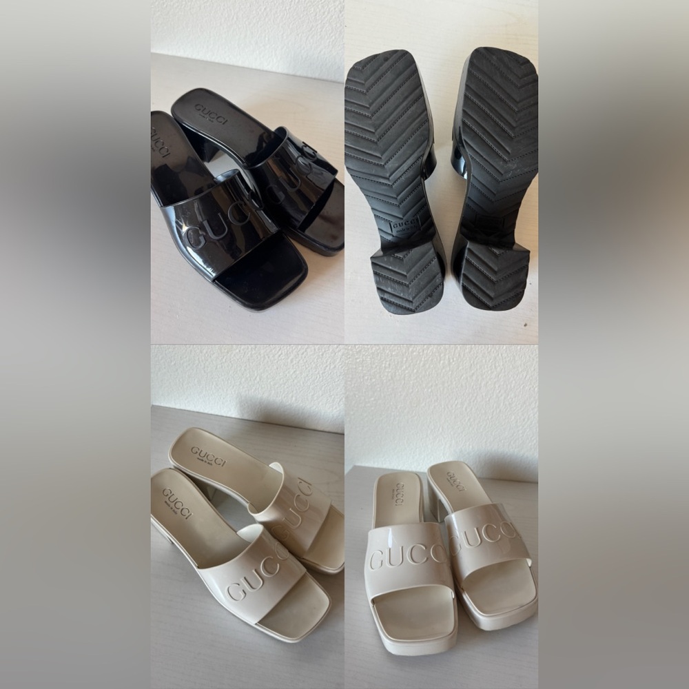 GUCCI JELLY SANDALS BUNDLE